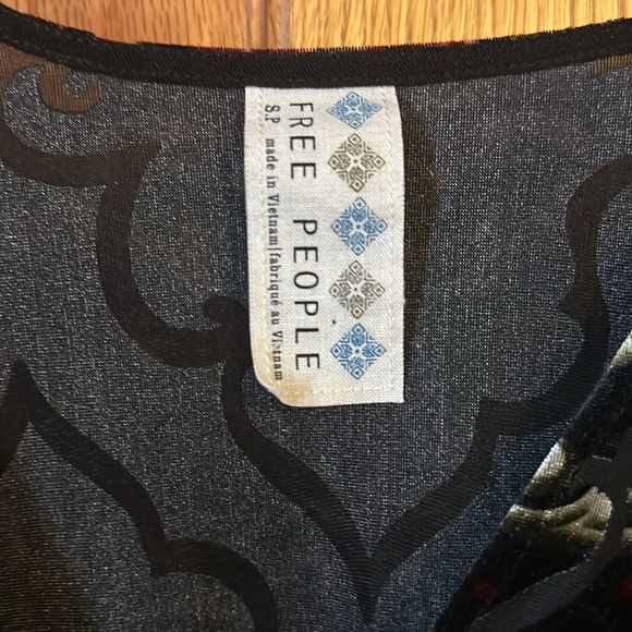 Free People Floral Long Sleeves Lightweight Mini Dress - Picture 6 of 14